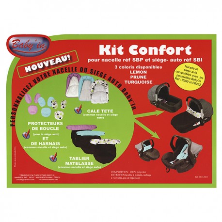 Kit confort pour nacelle et siège-auto